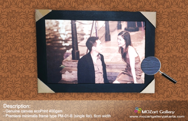 cetak kanvas dan bingkai minimalis